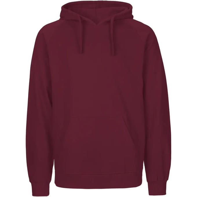 Neutral - Hoodie - Bordeauxrood - 100% Biologisch Katoen - M