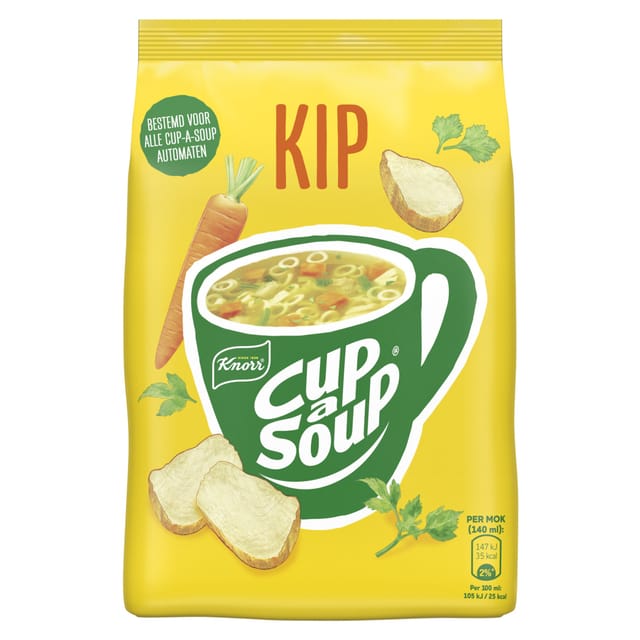 Knorr Cup-a-Soup Vendingzak Kip 40-porties