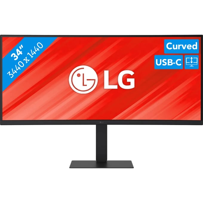 34" LG UltraWide 34U650A-B - 3440x1440 (UWQHD) - 100Hz - IPS - 96W USB-C - KVM switch
