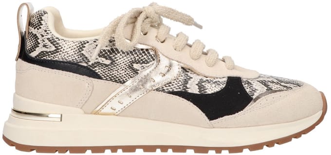La Strada Sneaker Beige Suede - Damesschoenen - Maat - 38