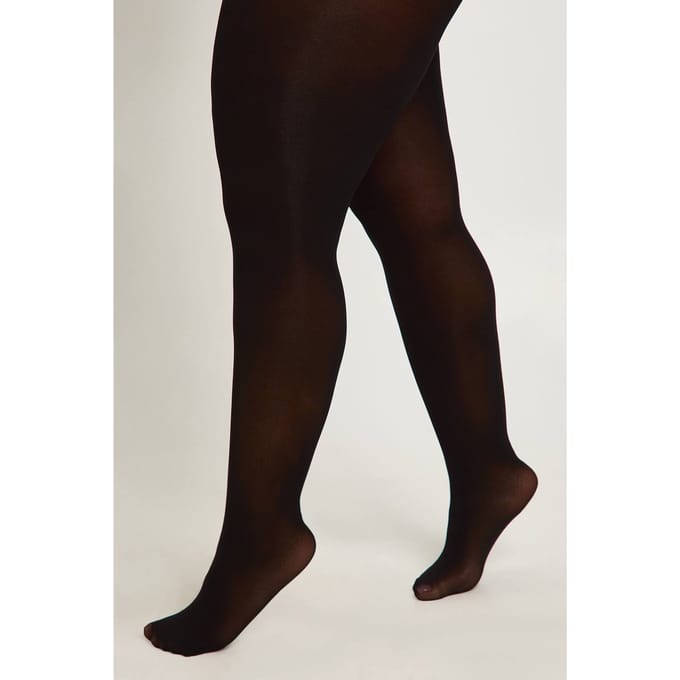 boohoo Dames Plus Shaper Zwarte 60 Denier 3-Pack Panty's