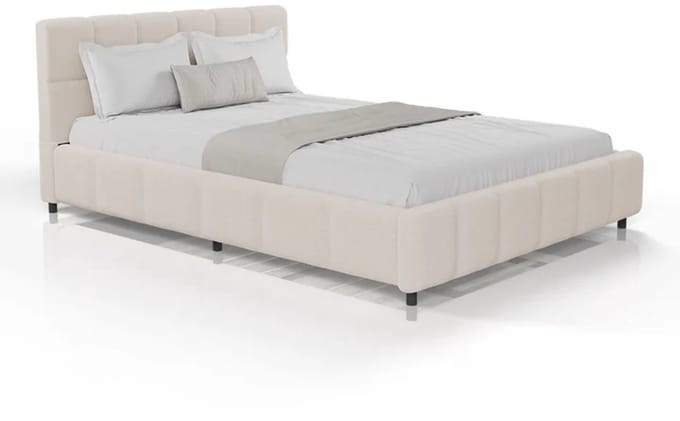 Gestoffeerd Bed Florence - 140x200cm - Beige