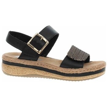 Rieker Sandalen zwart Synthetisch - Dames - Maat 36