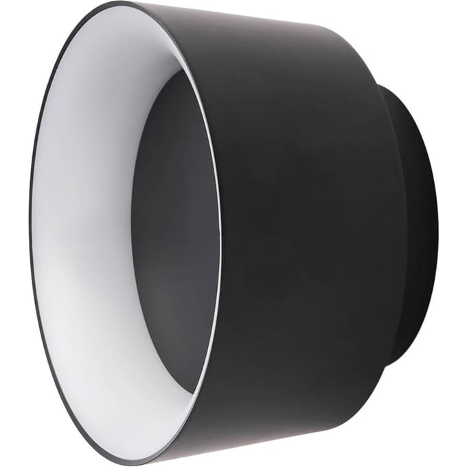 LOOM DESIGN LED plafondlamp Cookie zwart aluminium Ø 15 cm