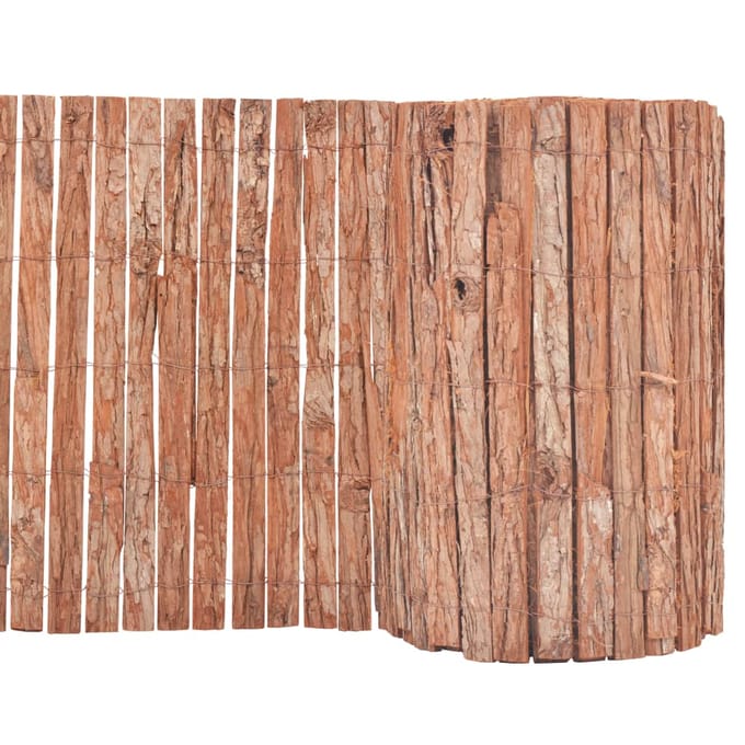 vidaXL - Scherm - 1000x50 - cm - schors