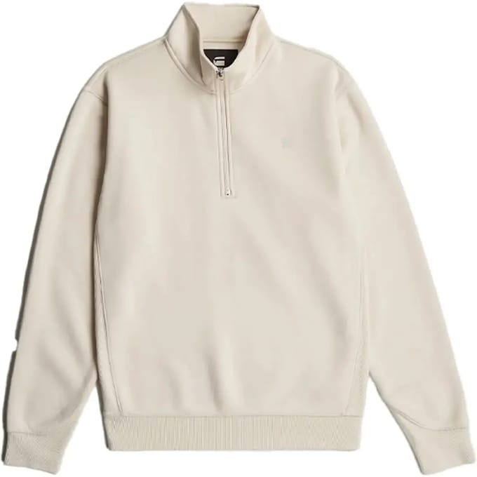 G-STAR Premium core half zip r sw l\s Heren Trui - whitebait