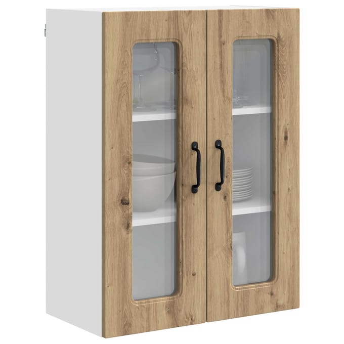 vidaXL - Vaatwasserpaneel - KALMAR - Artisan - Eiken - 60 - x - 31 - x - 80 - cm