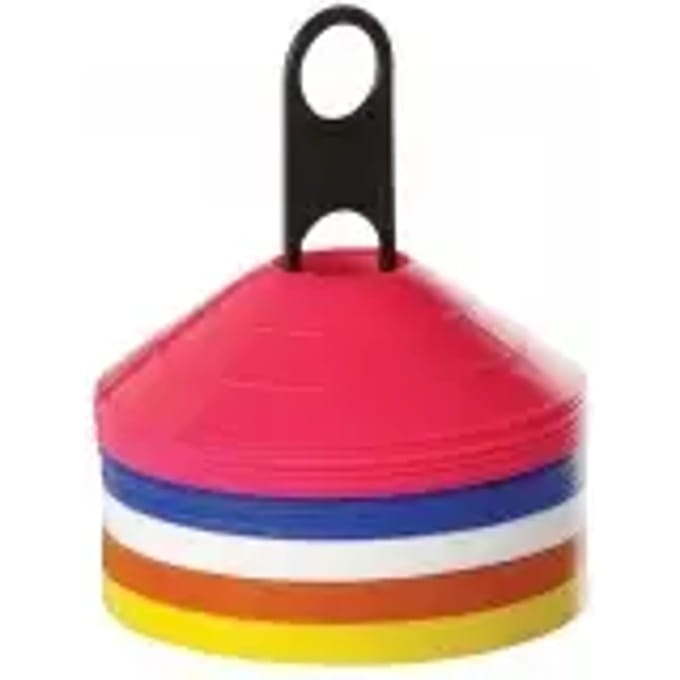 Set van 60 kleurenbekers met houder