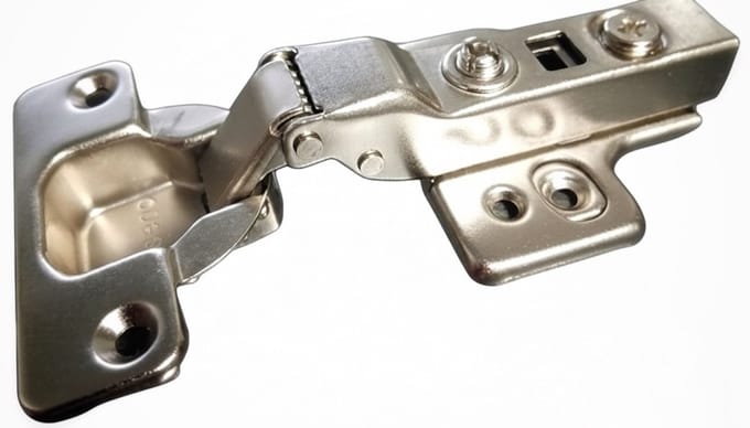 Softclose scharnier middenwand met excenterschroef 110°