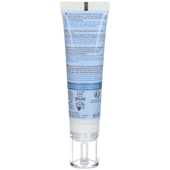 Cattier SOS Moisture Serum Organic Uitgedroogde Huid 30 ml
