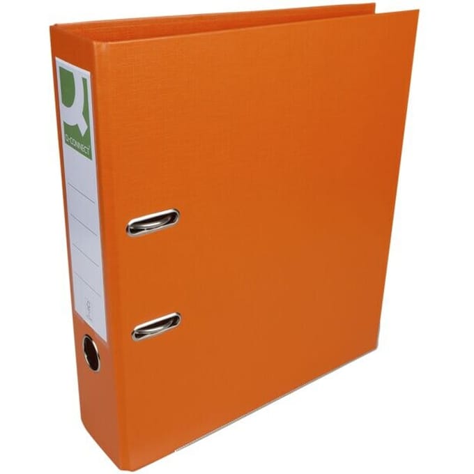 Q-CONNECT ordner, voor ft A4, volledig uit PP, rug van 8 cm, oranje