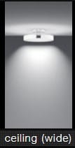 Occhio Mito Aura 40 Plafond-/Wandlamp - phantom - wide