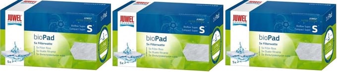 Juwel - Biopad S watten (super compact) - Wit - 3 stuks