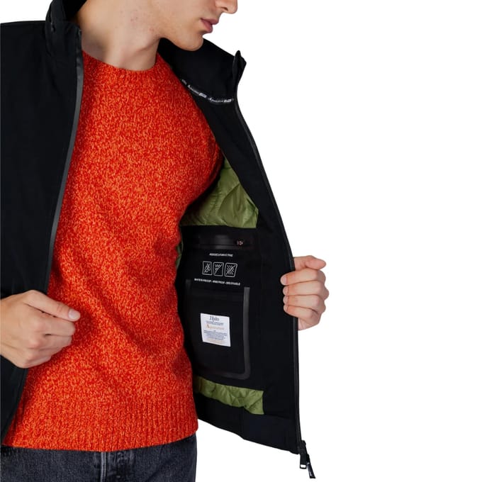 Aquascutum Actieve Stads Zwarte Jas