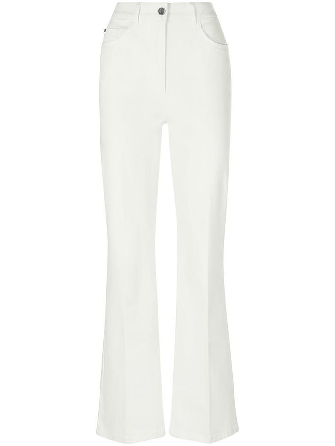 Jeans wijde pijpen Van BASLER wit