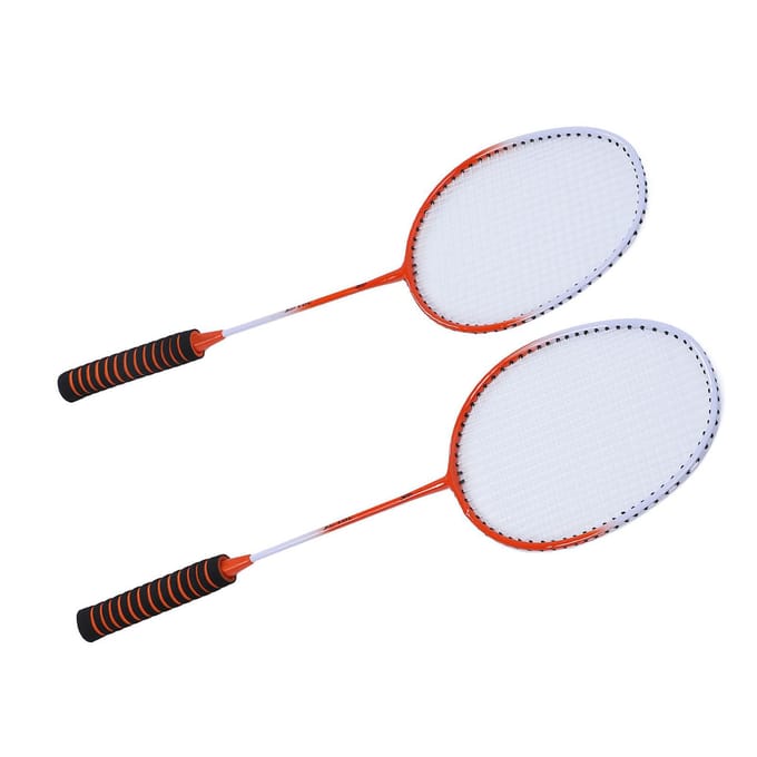 Set de Badminton Professionnel Raquette de Badminton en Alliage avec 3 Volants Sac de Transport pour Débutant