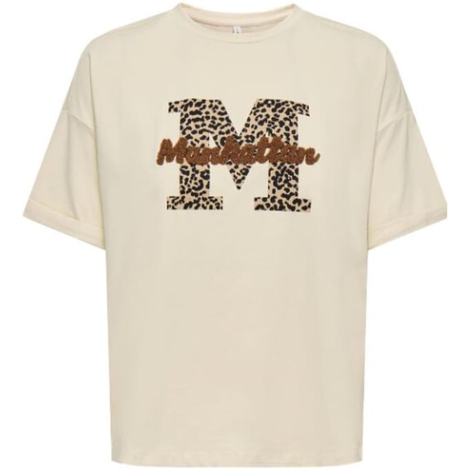 Only Cia Life Foldup Print T-shirt Dames - Maat L