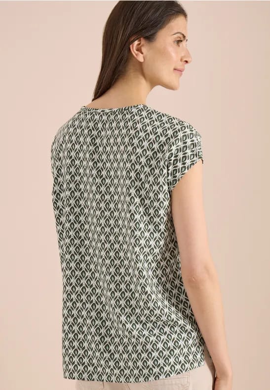 Blouse met ronde hals