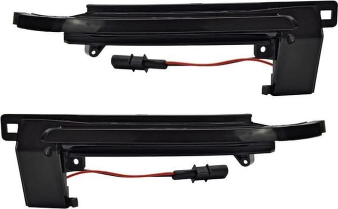 AutoStyle Set LED Zijspiegel-Knipperlichten - passend voor Audi Diversen - Smoke - incl. Dynamic Running Light