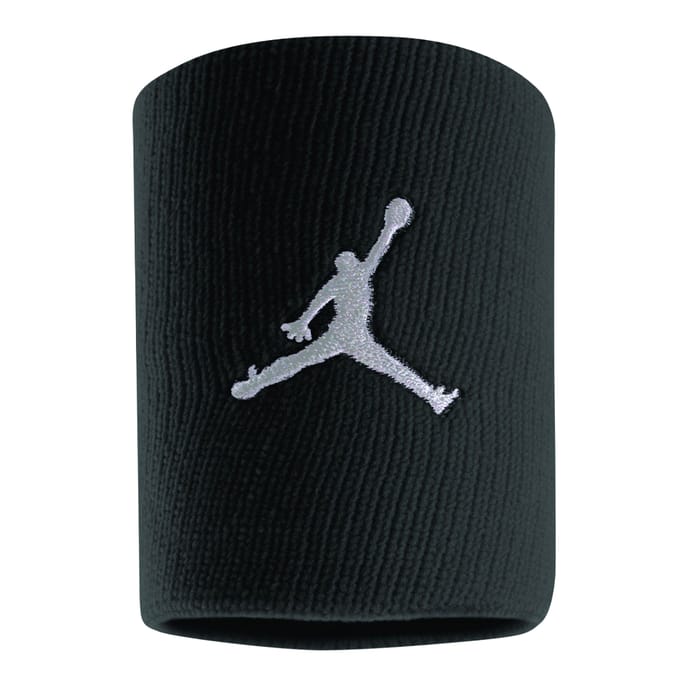Nike Jordan Jumpman Polsband (Set van 2) (Zwart)