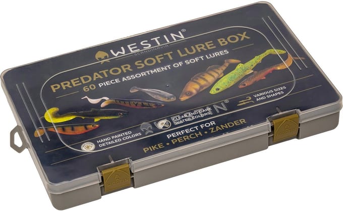 Westin Predator Soft Lure Box (60pcs) - Shad