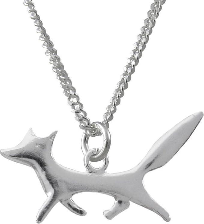 AuBor ®. Hanger. Zilver. De vos.