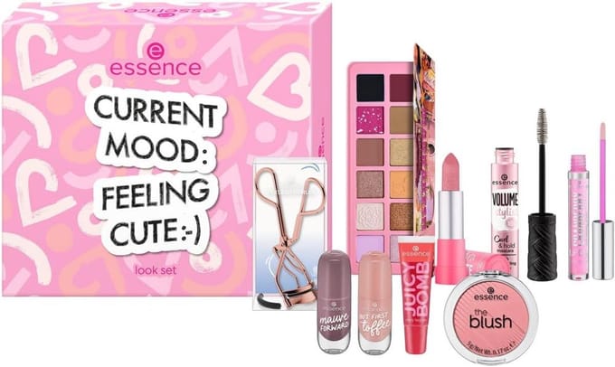 Make-up Set voor Natuurlijke Look - Oogschaduw, Lippenstift, Nagellak en Meer