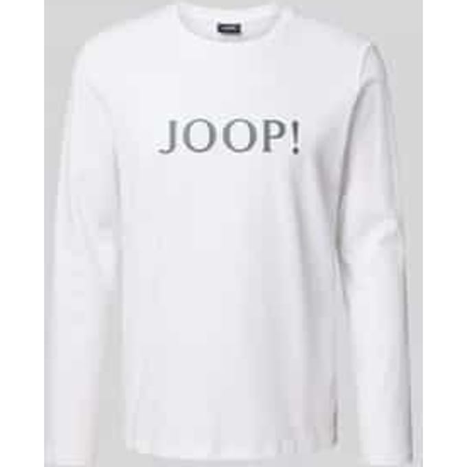 Shirt met lange mouwen met logo en ronde hals
