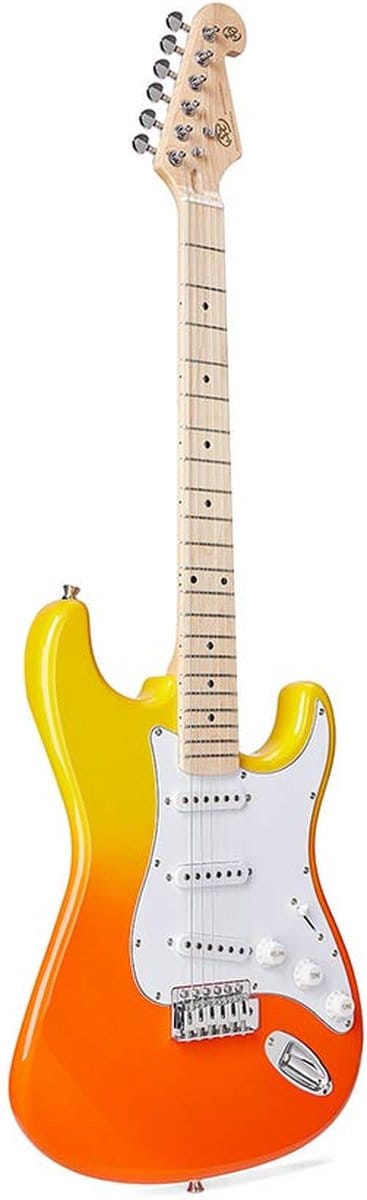 Elektrische gitaar SX Modern Series Burning Fire SEM1/BF incl. Gigbag