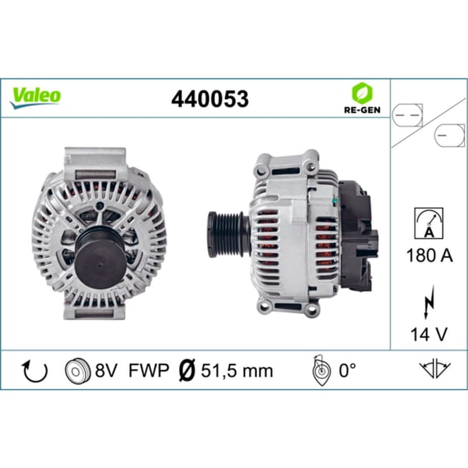 Driefasige generator VALEO 440053
