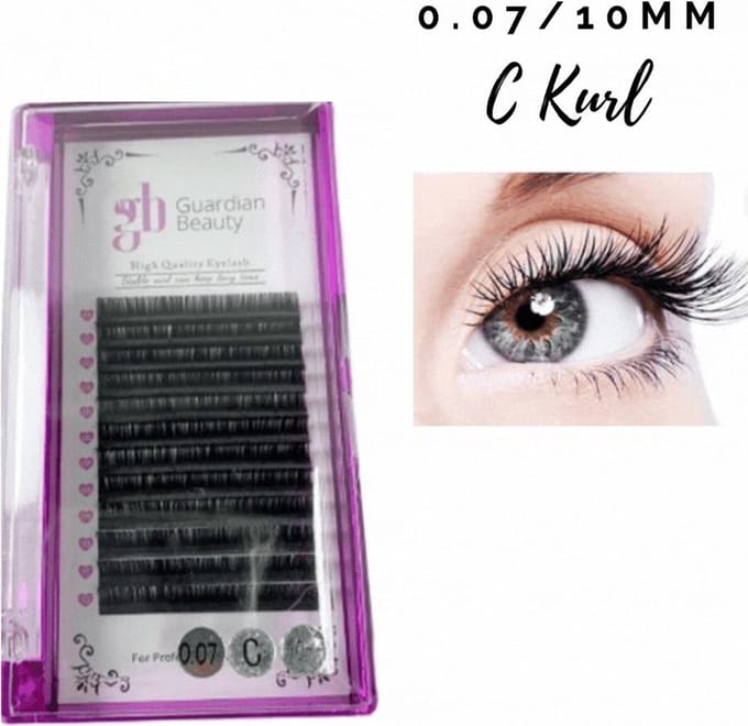 Guardian Beauty Wimpers Extensions - 10mm - 0.07 C Krul