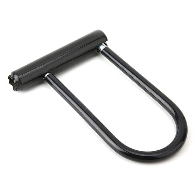 Robuuste zinklegering fiets motorfiets U-slot beveiliging anti-diefstal black