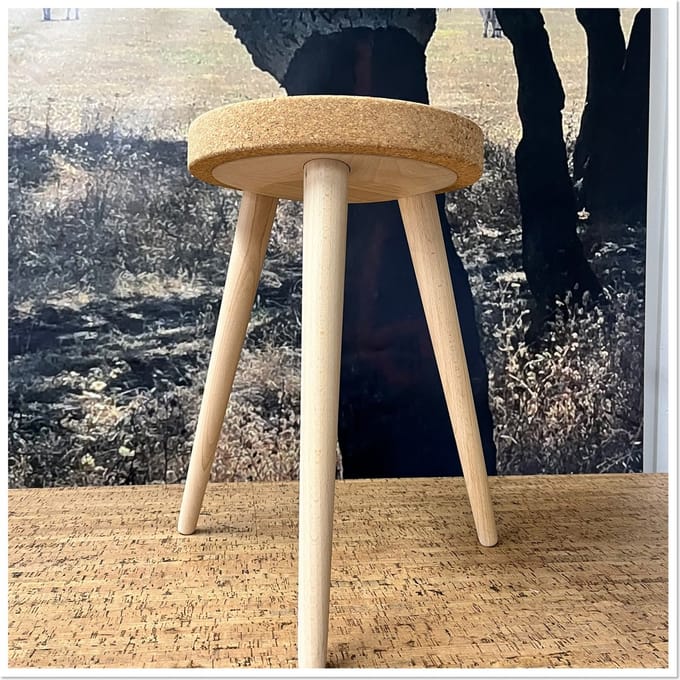 KURK & CO - KURKEN KRUKJE - HOUTEN POTEN - 43 CM x 29 CM