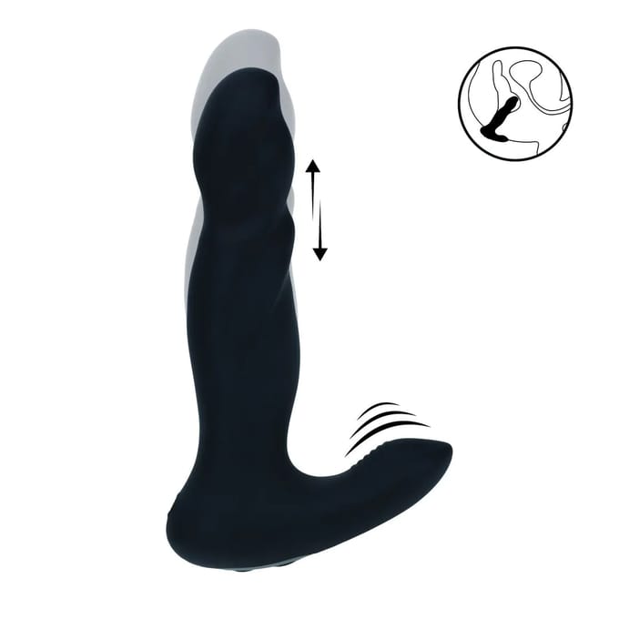 Levelz -  Trillende en Stotende Siliconen Prostaat Massager
