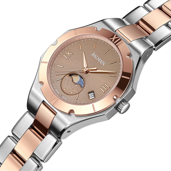 Balmain Be B4598.33.52 Be Balmain Moonphase Horloge