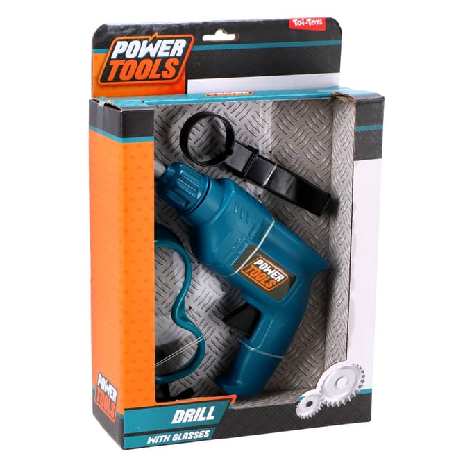Power Tools Boor met Veiligheidsbril