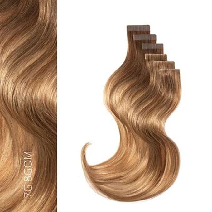 Balmain Easy Invisible Tape Human Hair - 6pcs - #7G.8G OM 40cm