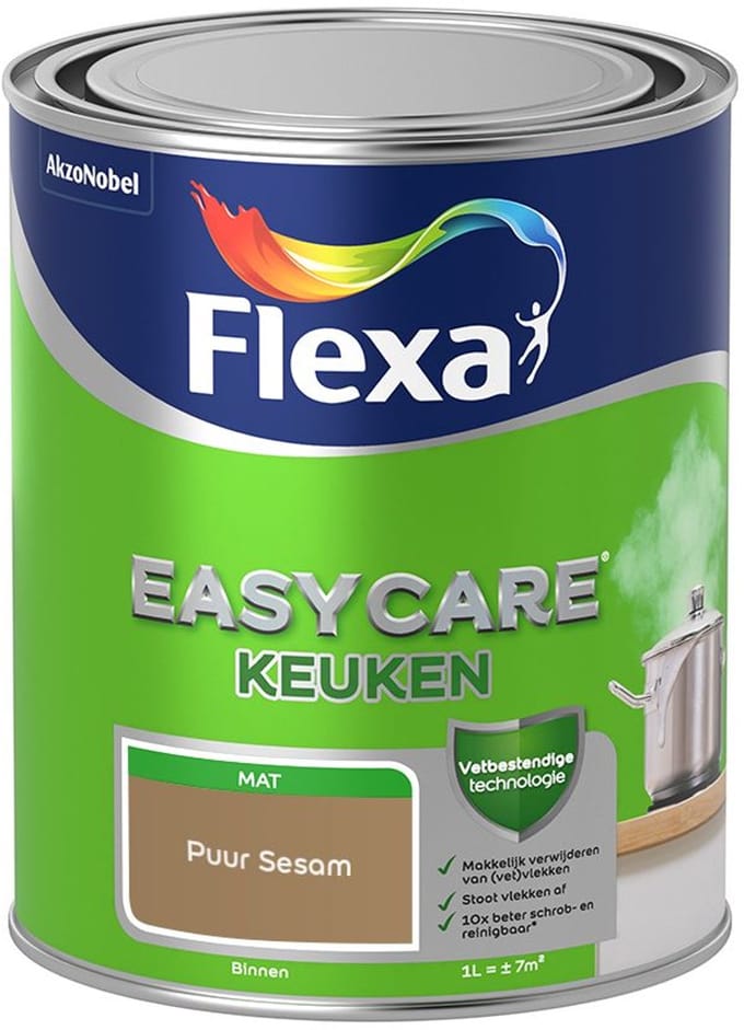 Flexa - Easycare Keuken - Puur Sesam - Mengverf - 1 L
