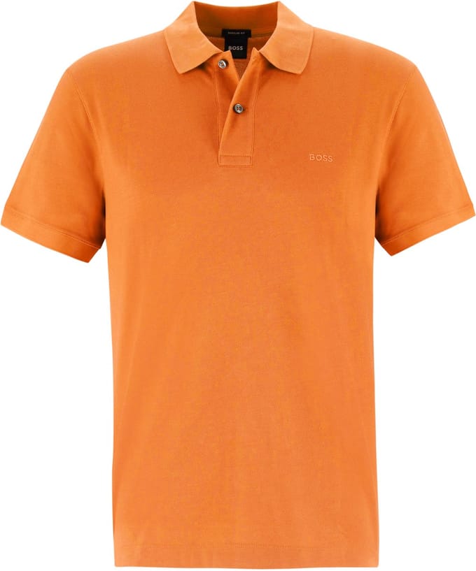 BOSS Pallas regular fit polo - pique - oranje