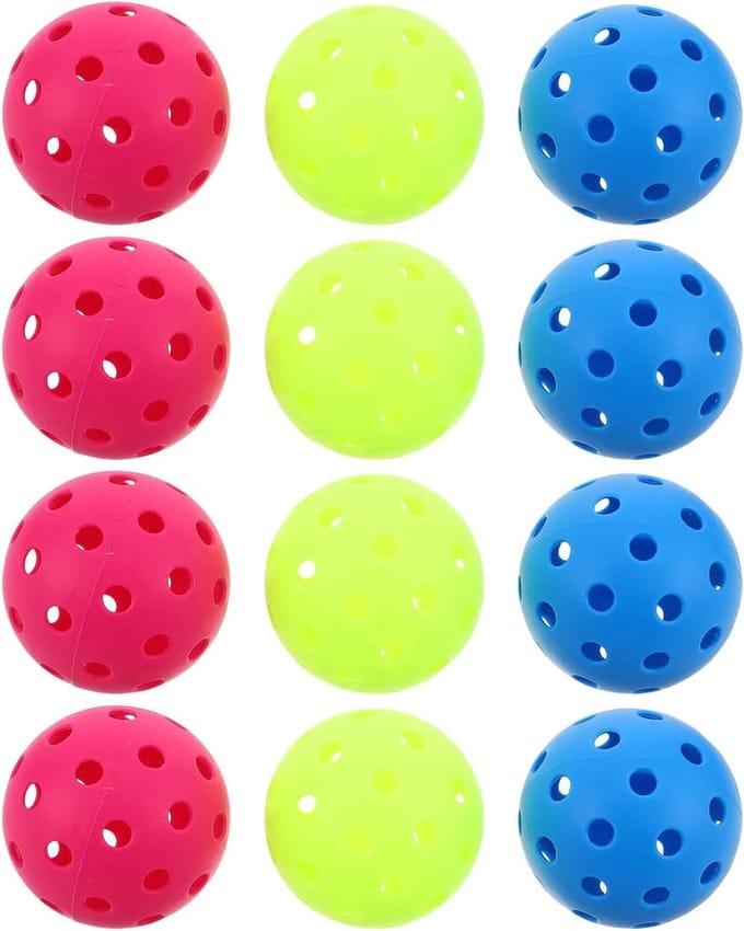 Oefenhonkballen Hol - Trainingsballen Softbal - Slagtechniek Oefenen - Geperforeerd Plastic - 74 cm - Diverse kleuren