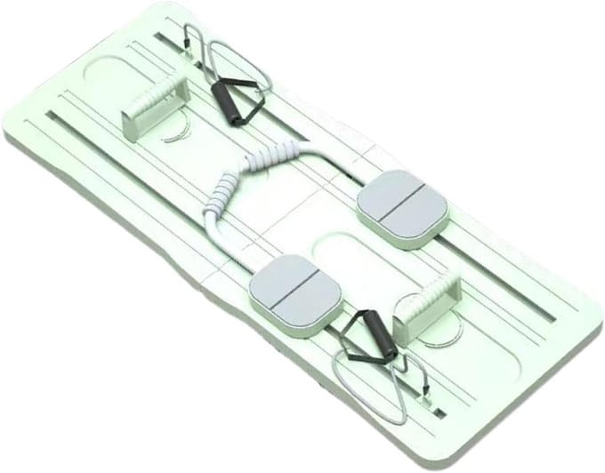 Pilates Board - Core Trainer - Full Body Workout - Opvouwbaar Ontwerp - 105x40cm - Groen