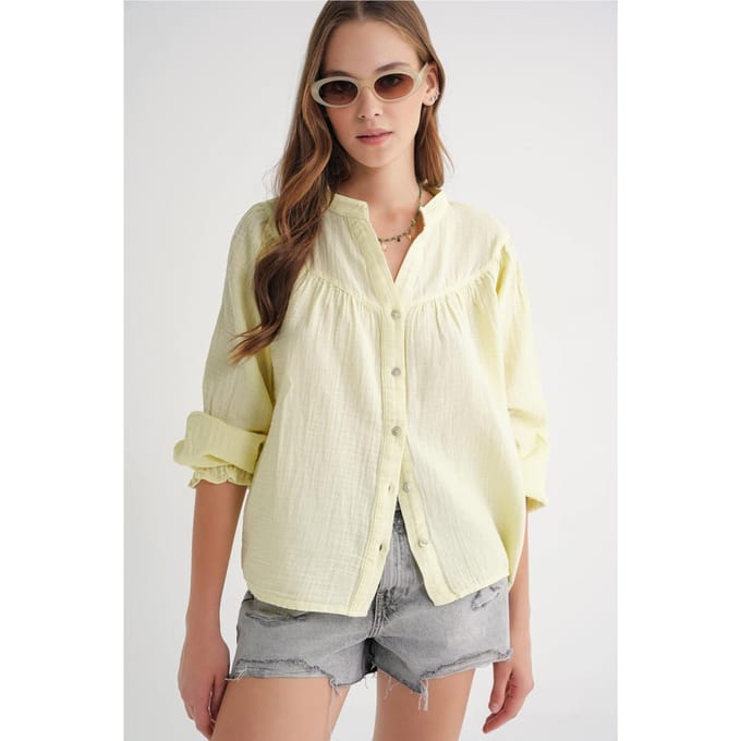 Musselin Katoenen Shirt