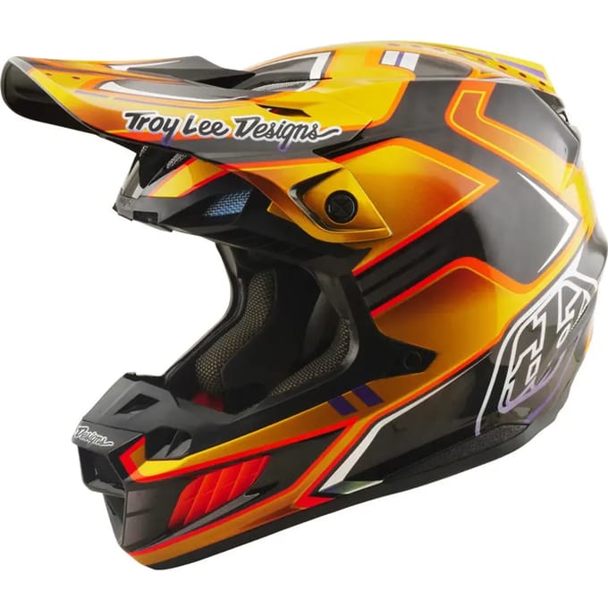 Troy Lee Designs SE5 Carbon MIPS Crest Motocrosshelm -