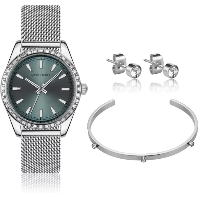 Vrouwenhorloge en armband set Marc Lauder Ankara