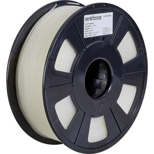 Renkforce RF-4511200 Filament PLA Pro 1.75 mm 1000 g Transparant 1 stuk(s)
