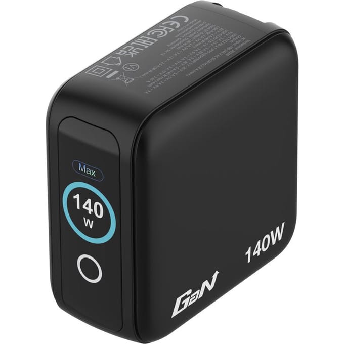 Verbatim Mini Gan-Oplader 140W 3Xusb-C 1Xusb-A Voor Apple Laptopsvoeding