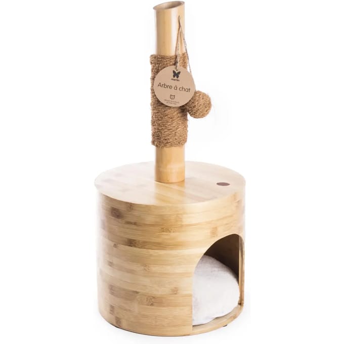 Bamboe kattenboom huis Martin Sellier