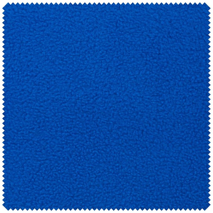 Fleece stof "Antipeeling", uni - Middelmatig Blauw