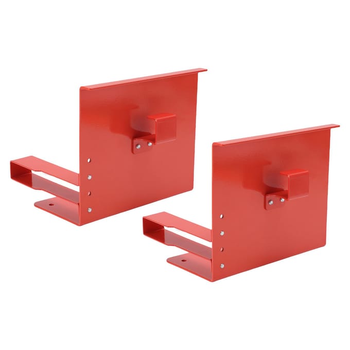 2 Set Kettingsaag Wandhouder Geschikt voor MS250 MS251 MS170 MS171 MS172 Gelegeerd Staal Heavy Duty Kettingsaag red