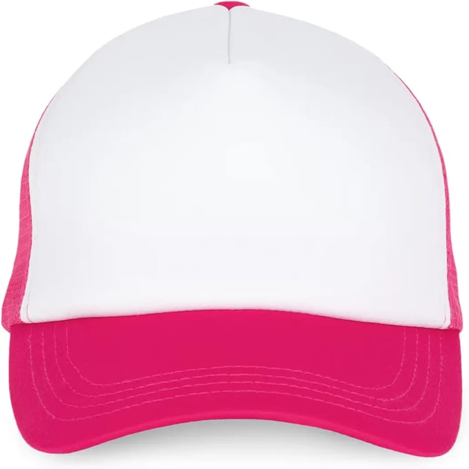 K-up Kindertruckerpet - 5 Panelen KP143 - White / Fuchsia - One size